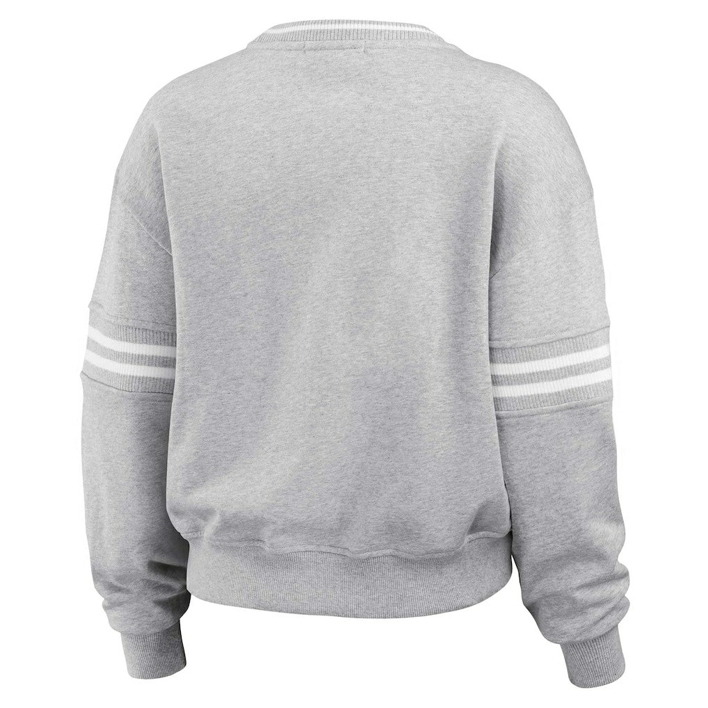 Jacksonville Jaguars  WEAR by Erin Andrews Women's Cropped Pullover Sweatshirt