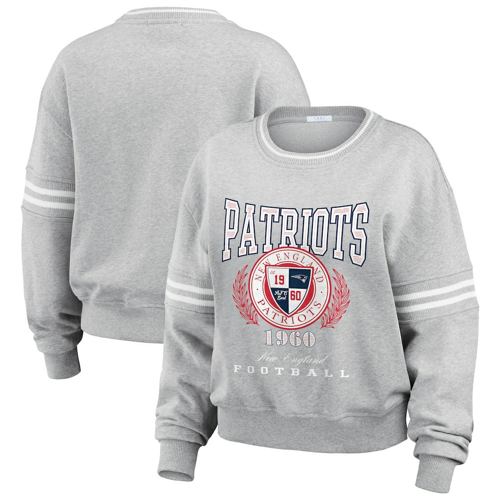 New England Patriots  WEAR by Erin Andrews Women's Pullover Sweatshirt