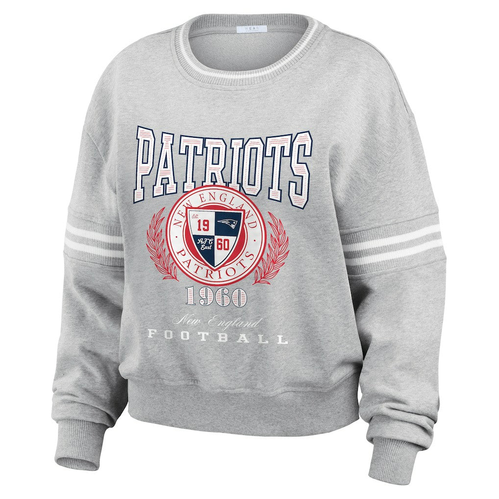 New England Patriots  WEAR by Erin Andrews Women's Pullover Sweatshirt