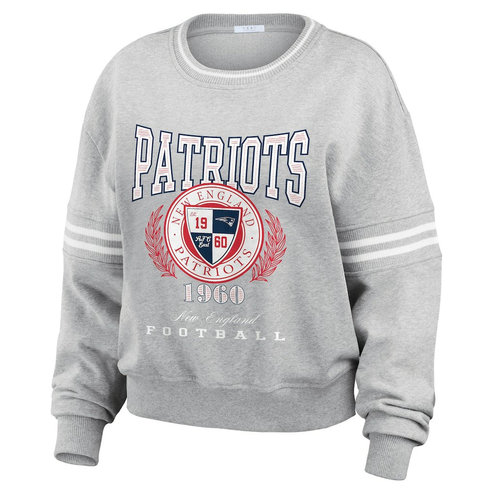 New England Patriots  WEAR by Erin Andrews Women's Pullover Sweatshirt