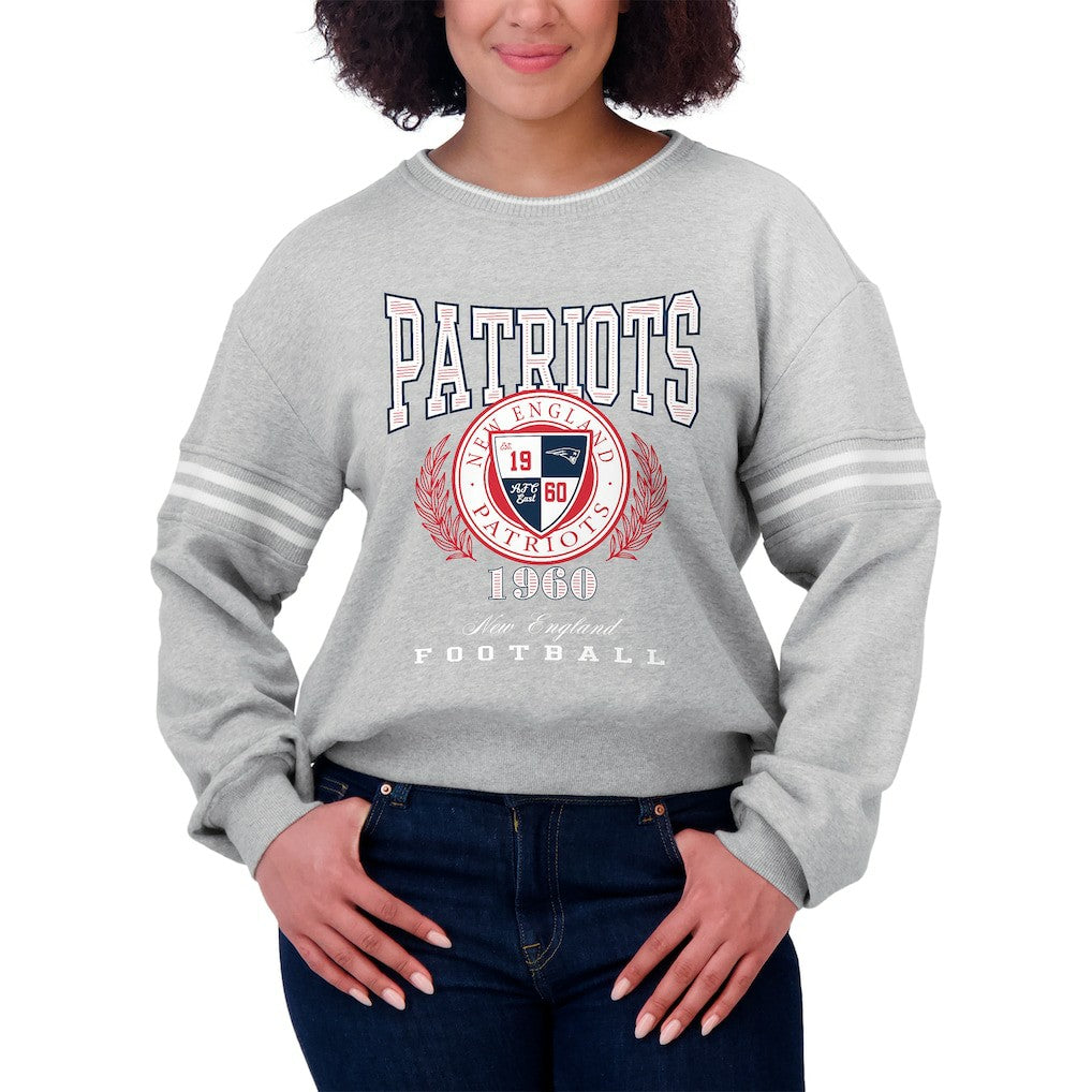 New England Patriots  WEAR by Erin Andrews Women's Pullover Sweatshirt