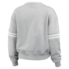 New York Jets  WEAR by Erin Andrews Women's Crest Cropped Pullover Sweatshirt