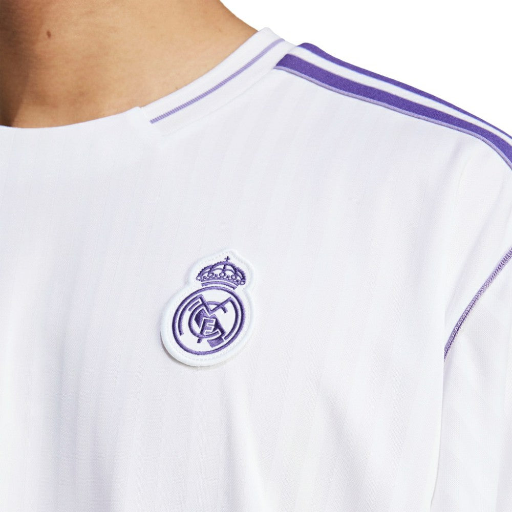 Real Madrid Originals Terrace Icons Collection Fashion Jersey White - Adidas