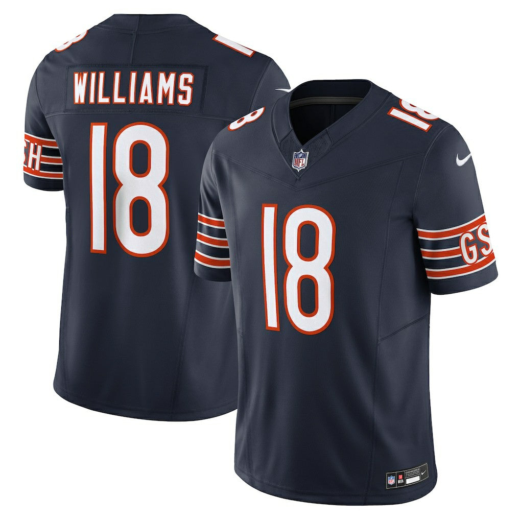 Chicago Bears Nike Caleb Williams  Vapor F.U.S.E. Limited Jersey