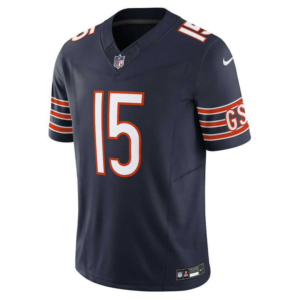 Chicago Bears Nike Rome Odunze  Vapor F.U.S.E. Limited Jersey
