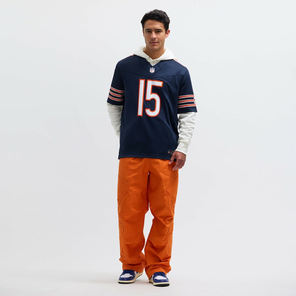 Chicago Bears Nike Rome Odunze  Vapor F.U.S.E. Limited Jersey