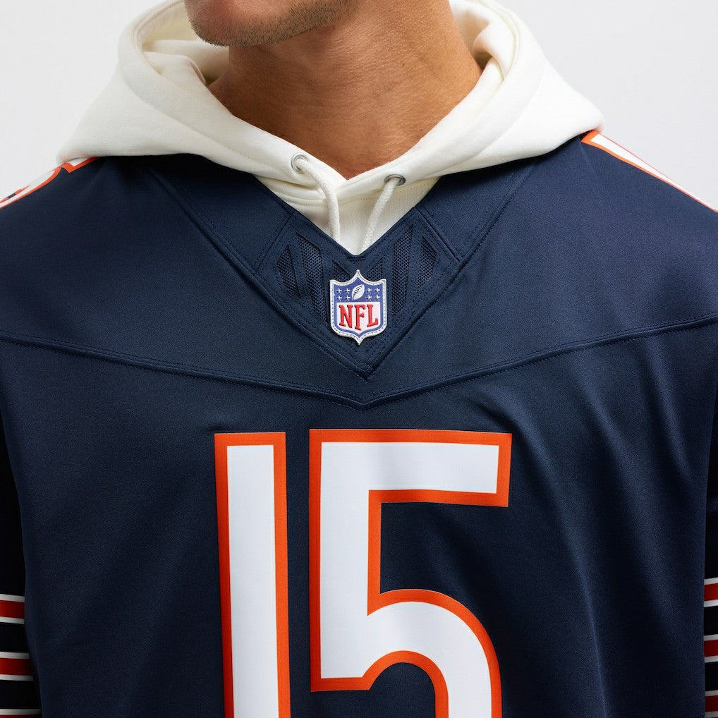 Chicago Bears Nike Rome Odunze  Vapor F.U.S.E. Limited Jersey