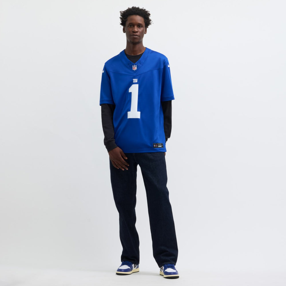 New York Giants Nike Malik Nabers  Vapor F.U.S.E. Limited Jersey