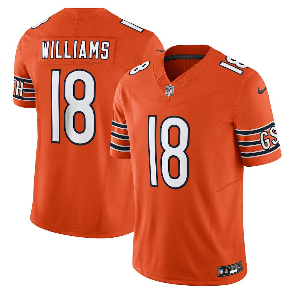 Chicago Bears Nike Caleb Williams  Vapor F.U.S.E. Limited Jersey