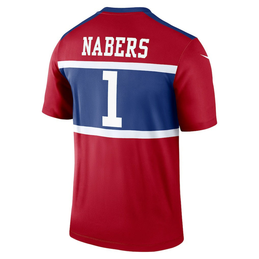 New York Giants Nike Malik Nabers  Legend Player Performance Top