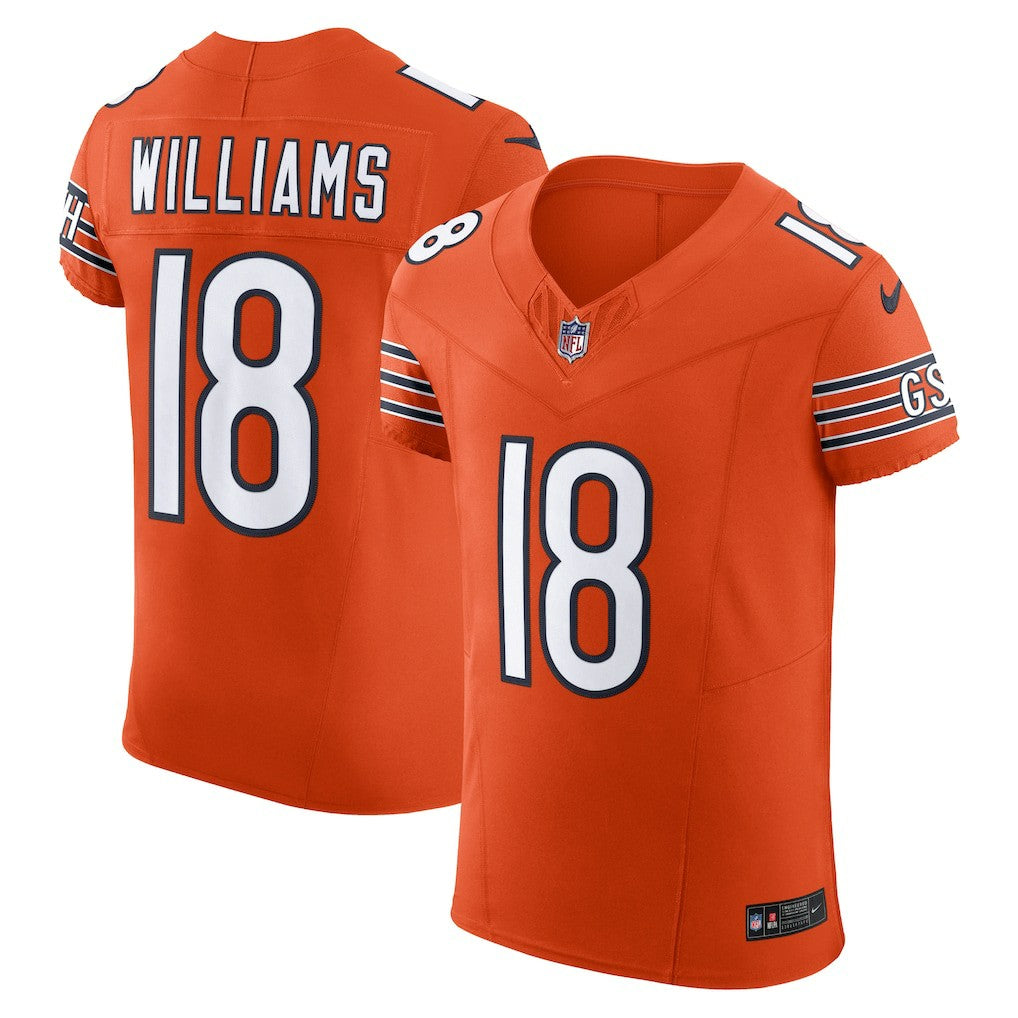 Chicago Bears Nike Caleb Williams  Alternate Vapor F.U.S.E. Elite Jersey