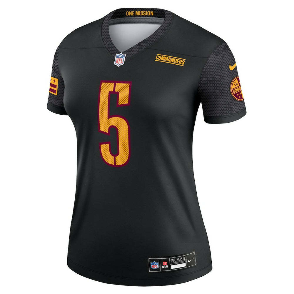 Washington Commanders Nike Jayden Daniels  Women's Legend Player Performance Top