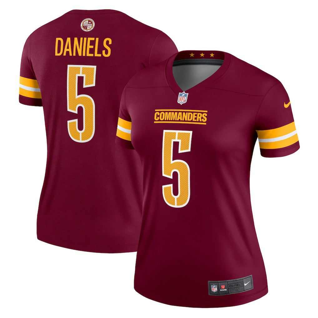 Washington Commanders Nike Jayden Daniels  Women's Legend Player Performance Top