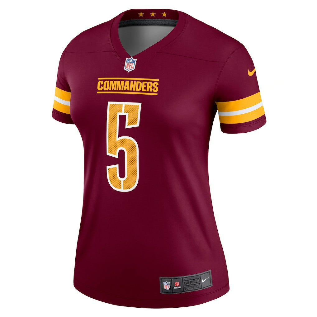 Washington Commanders Nike Jayden Daniels  Women's Legend Player Performance Top
