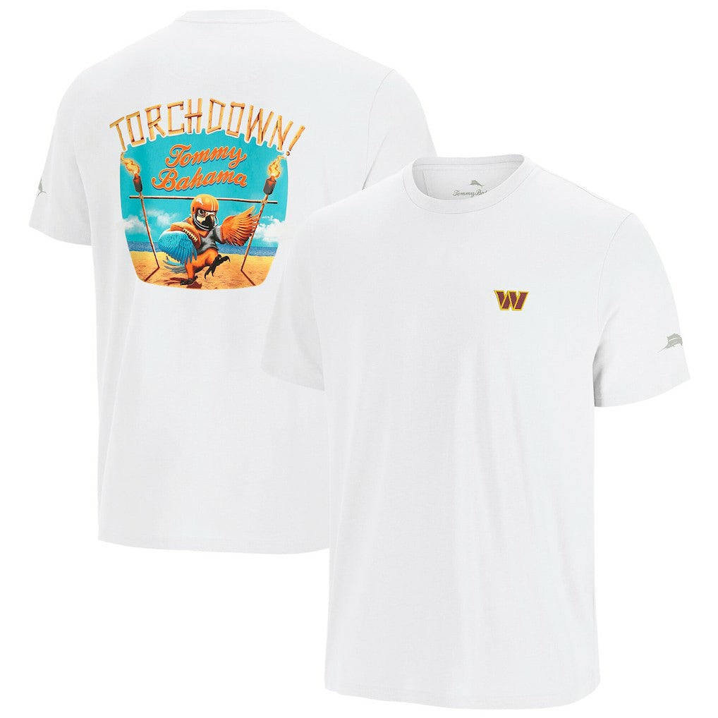 Washington Commanders Tommy Bahama Sport Torchdown Graphic T-Shirt