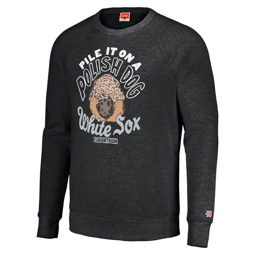 Chicago White Sox MLB x Guy Fieri’s Flavortown Unisex Tri-Blend Pullover Sweatshirt | MLB Near me