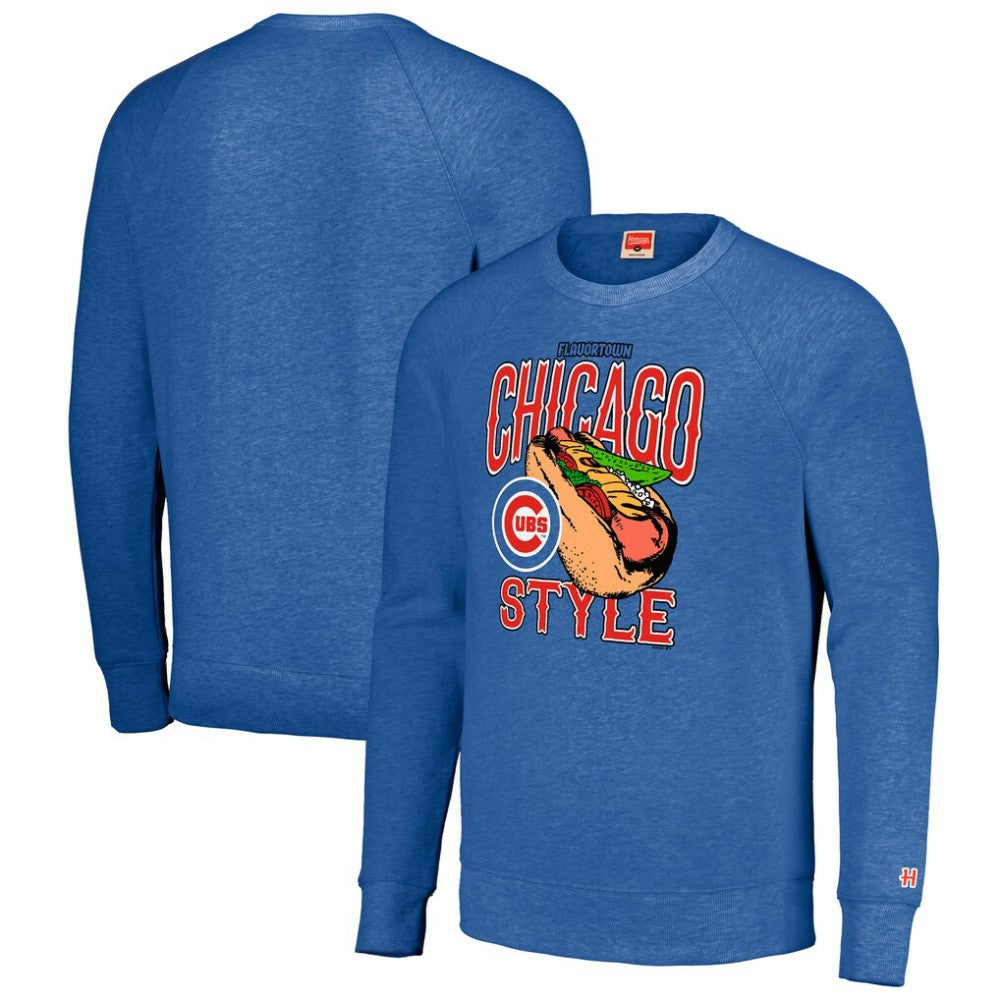 Chicago Cubs MLB x Guy Fieri’s Flavortown Unisex Tri-Blend Pullover Sweatshirt | MLB US