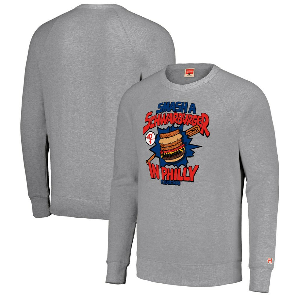 Philadelphia Phillies MLB x Guy Fieri’s Flavortown Unisex Tri-Blend Pullover Sweatshirt | MLB For sale