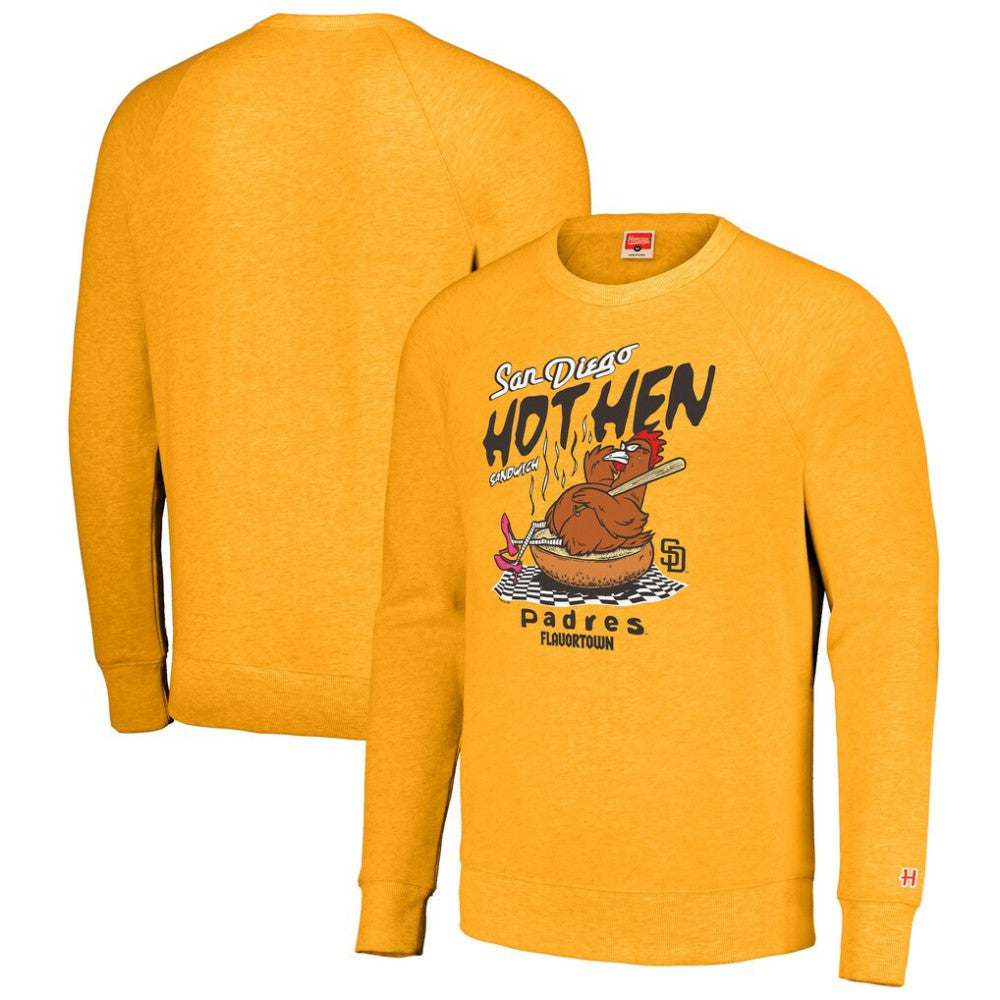 San Diego Padres MLB x Guy Fieri’s Flavortown Unisex Tri-Blend Pullover Sweatshirt | MLB Sale