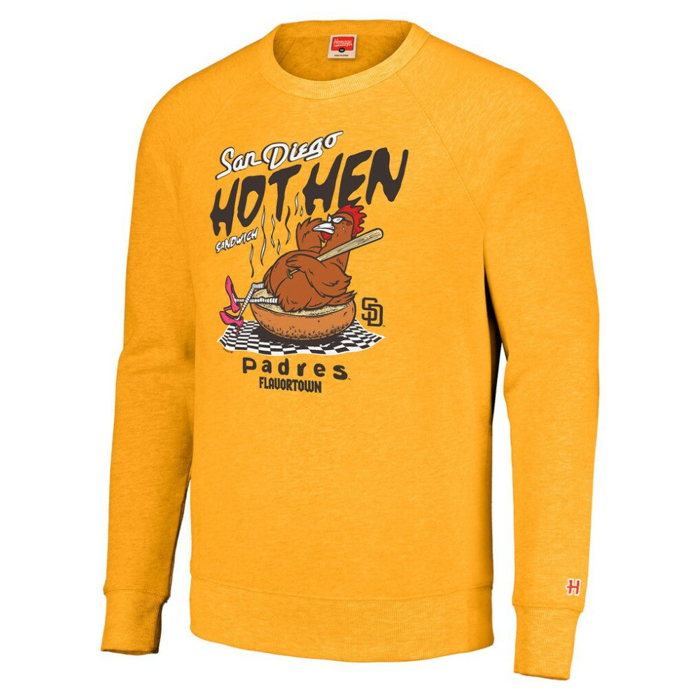 San Diego Padres MLB x Guy Fieri’s Flavortown Unisex Tri-Blend Pullover Sweatshirt | MLB Sale
