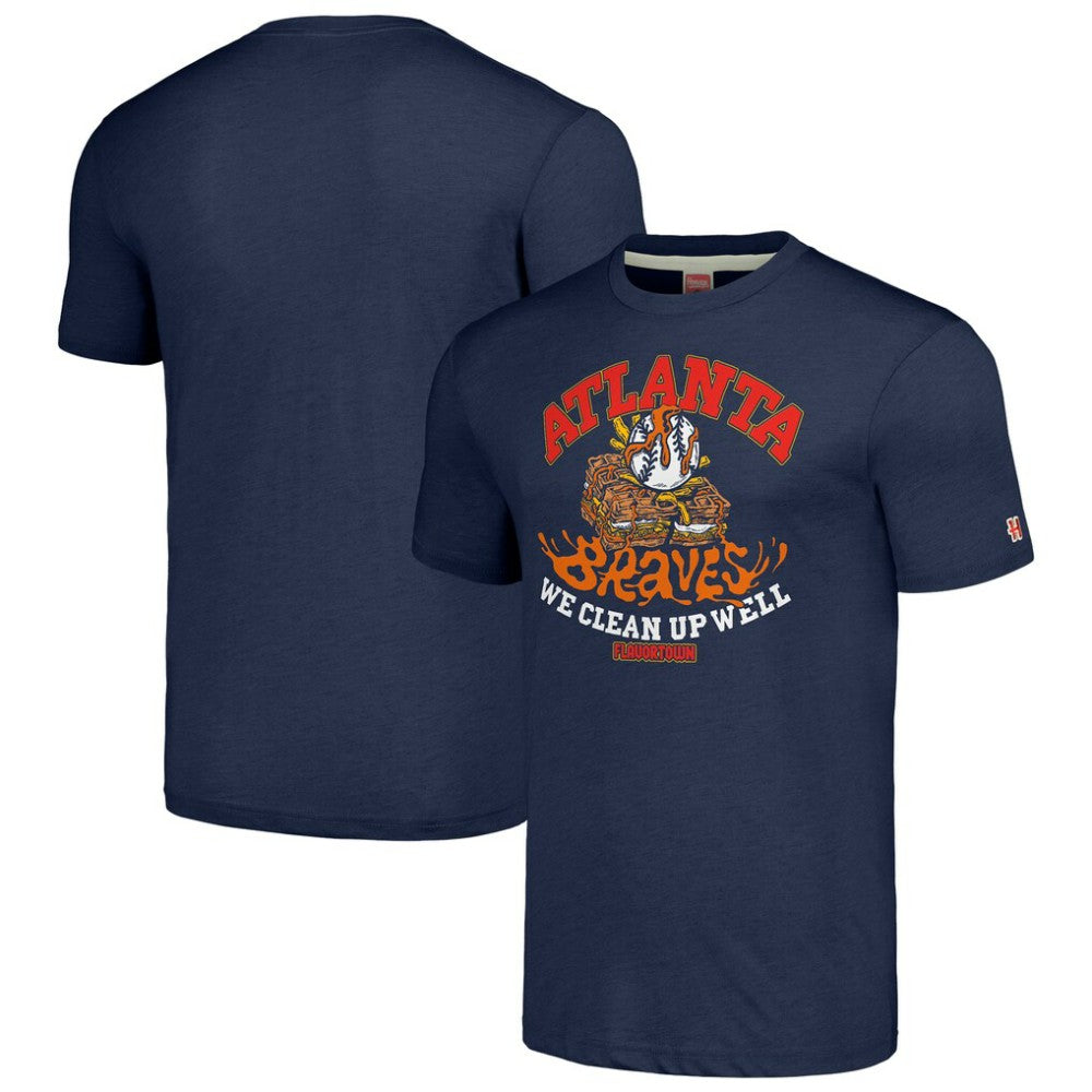 Atlanta Braves MLB x Guy Fieri’s Flavortown Unisex Tri-Blend T-Shirt | MLB New