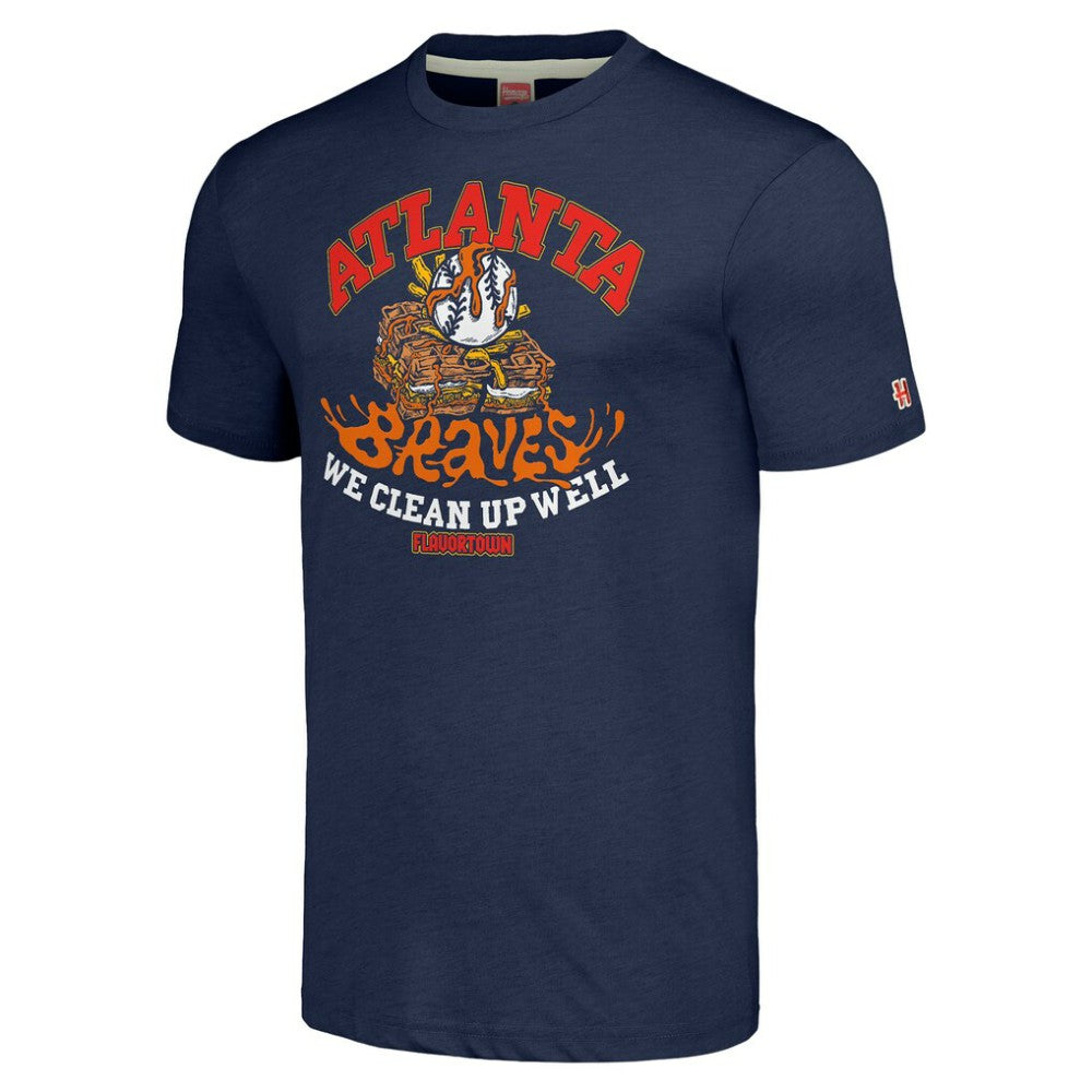Atlanta Braves MLB x Guy Fieri’s Flavortown Unisex Tri-Blend T-Shirt | MLB New