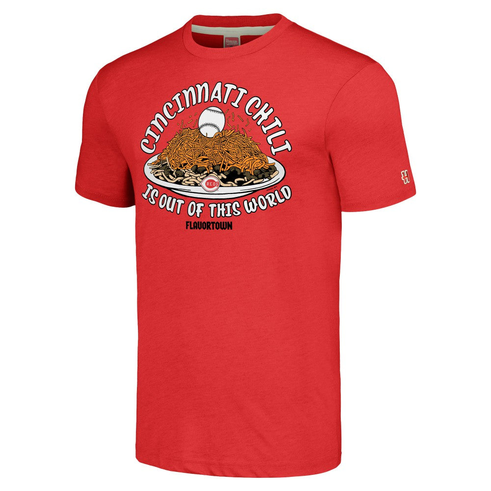Cincinnati Reds MLB x Guy Fieri’s Flavortown Unisex Tri-Blend T-Shirt | MLB For sale
