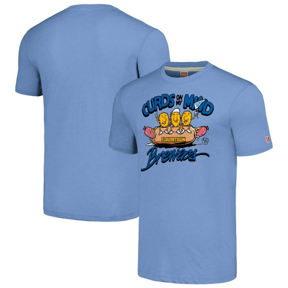 Milwaukee Brewers MLB x Guy Fieri’s Flavortown Unisex Tri-Blend T-Shirt | MLB Outlet