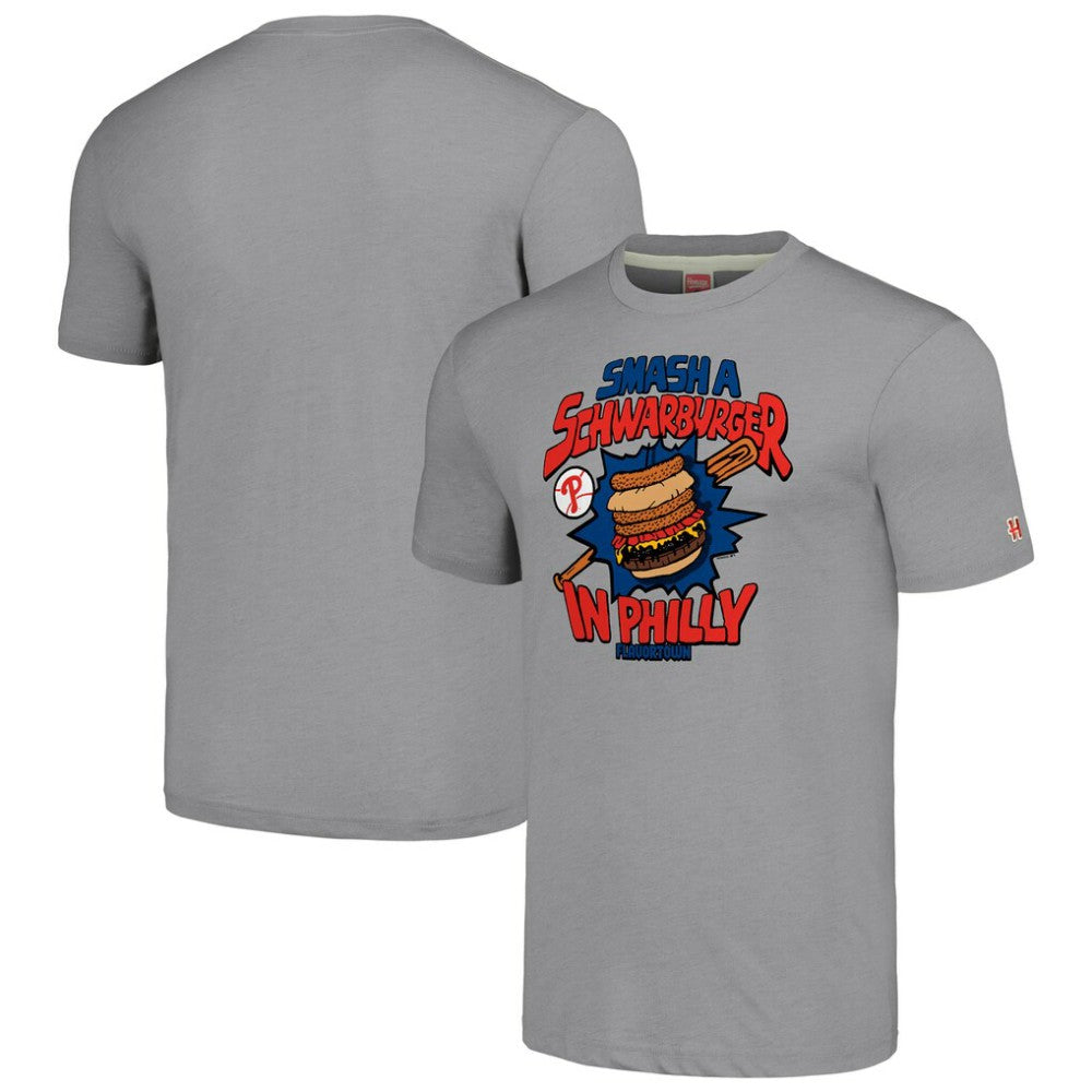 Philadelphia Phillies MLB x Guy Fieri’s Flavortown Unisex Tri-Blend T-Shirt | MLB Sale