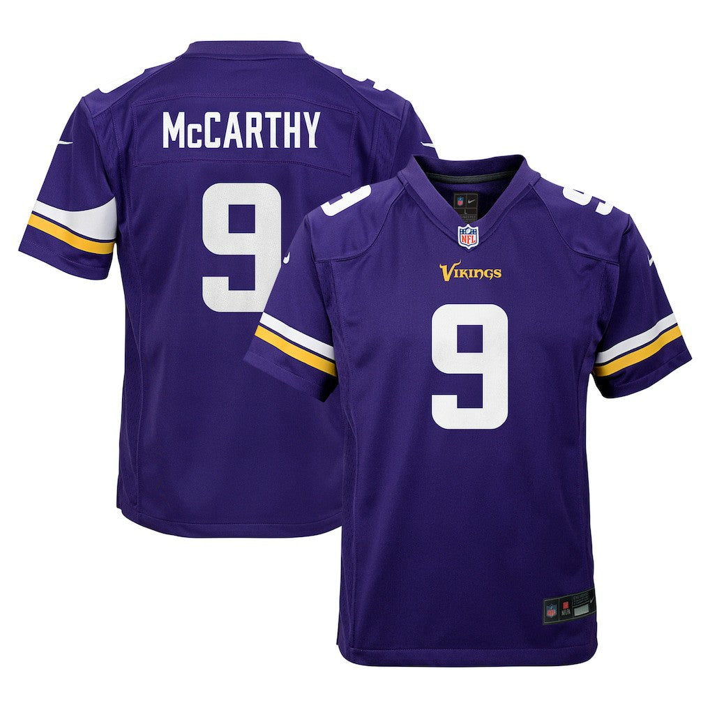 Minnesota Vikings Nike J.J. McCarthy  Youth Game Jersey