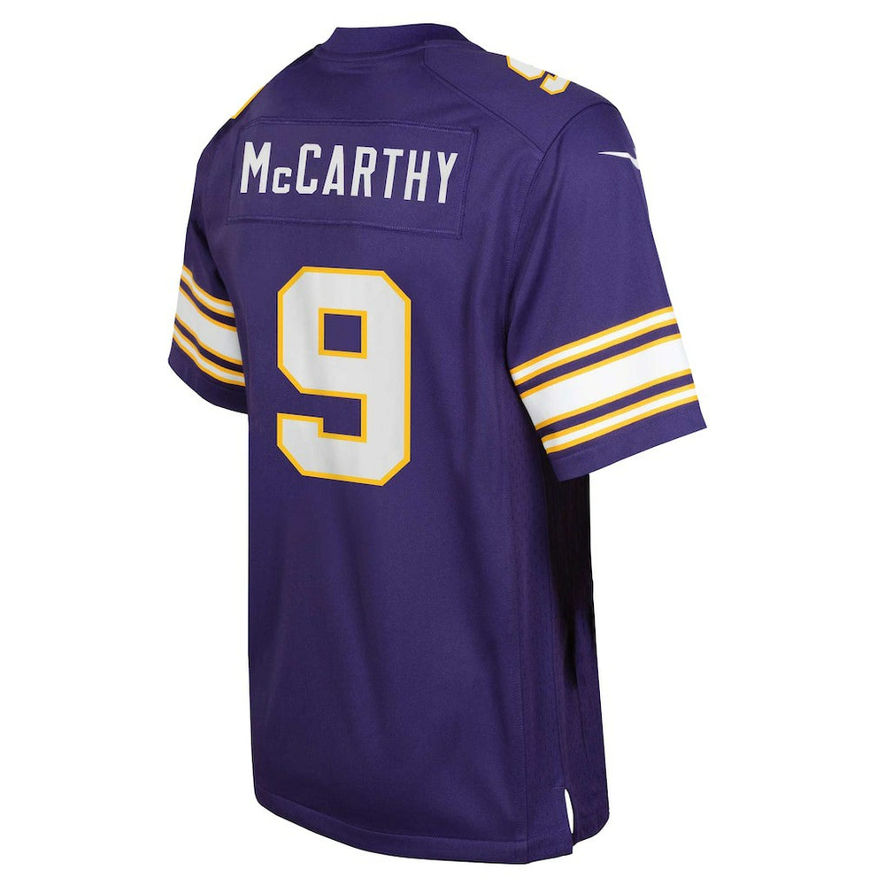 Minnesota Vikings Nike J.J. McCarthy  Youth Game Jersey