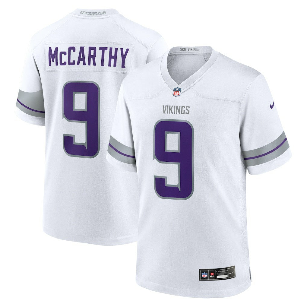 Minnesota Vikings Nike J.J. McCarthy  Alternate Game Player Jersey