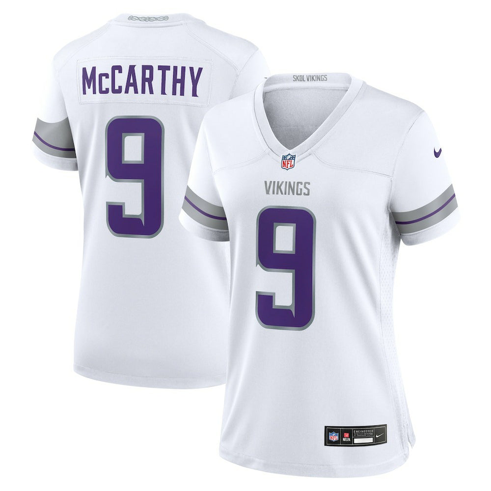 Minnesota Vikings Nike J.J. McCarthy  Women's Alternate Game Player Jersey