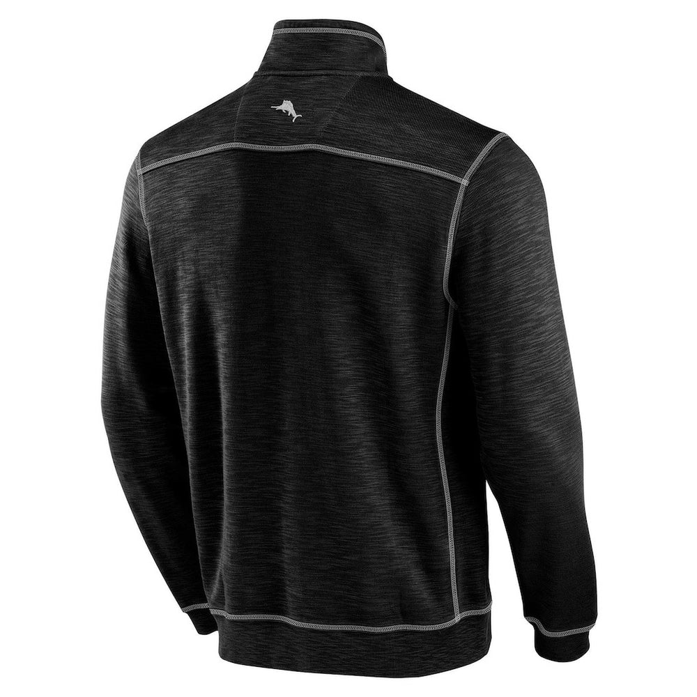 New Orleans Saints Tommy Bahama Tobago Bay Tri-Blend Half-Zip Sweatshirt