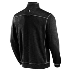 New Orleans Saints Tommy Bahama Tobago Bay Tri-Blend Half-Zip Sweatshirt
