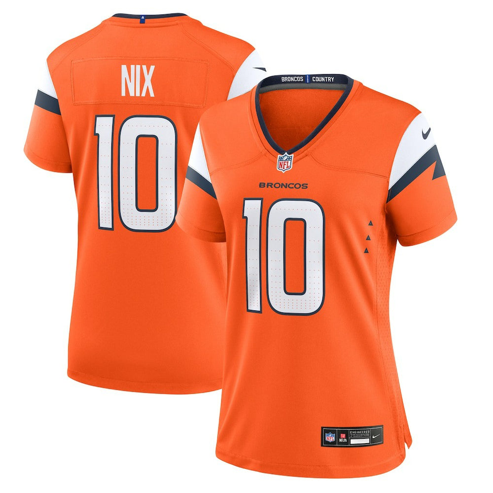 Denver Broncos Nike Bo Nix  Women's Game Jersey
