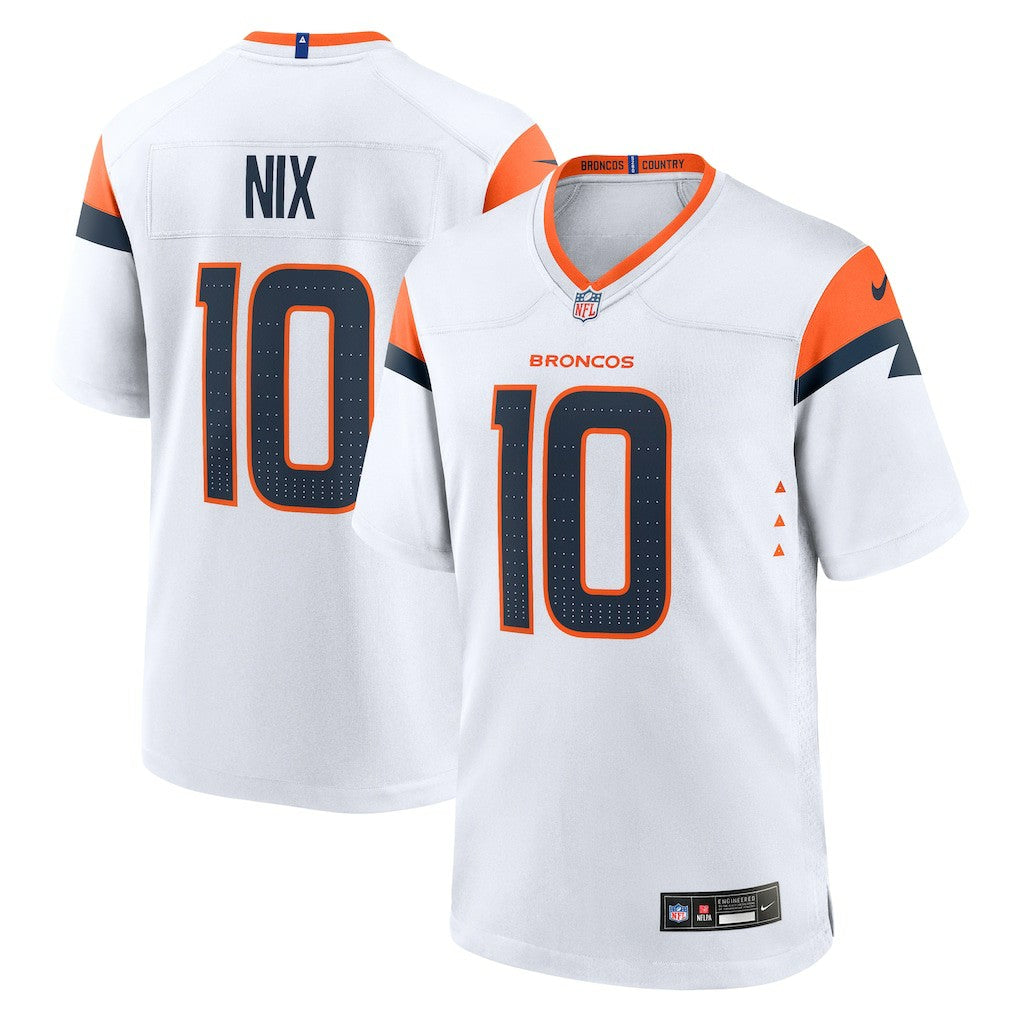 Denver Broncos Nike Bo Nix  Game Jersey