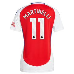 Gabriel Martinelli Arsenal Women's 2024/25 Home Replica Player Jersey – Red - Adidas