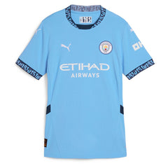 Erling Haaland Manchester City Women's 2024/25 Home Replica Player Jersey Light Blue - Puma