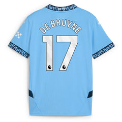 Kevin De Bruyne Manchester City Youth 2024/25 Home Replica Player Jersey Light Blue - Puma