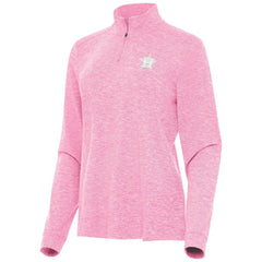 Houston Astros Antigua Women's Mentor Lightweight Mock Neck Quarter-Zip Top | MLB Shop