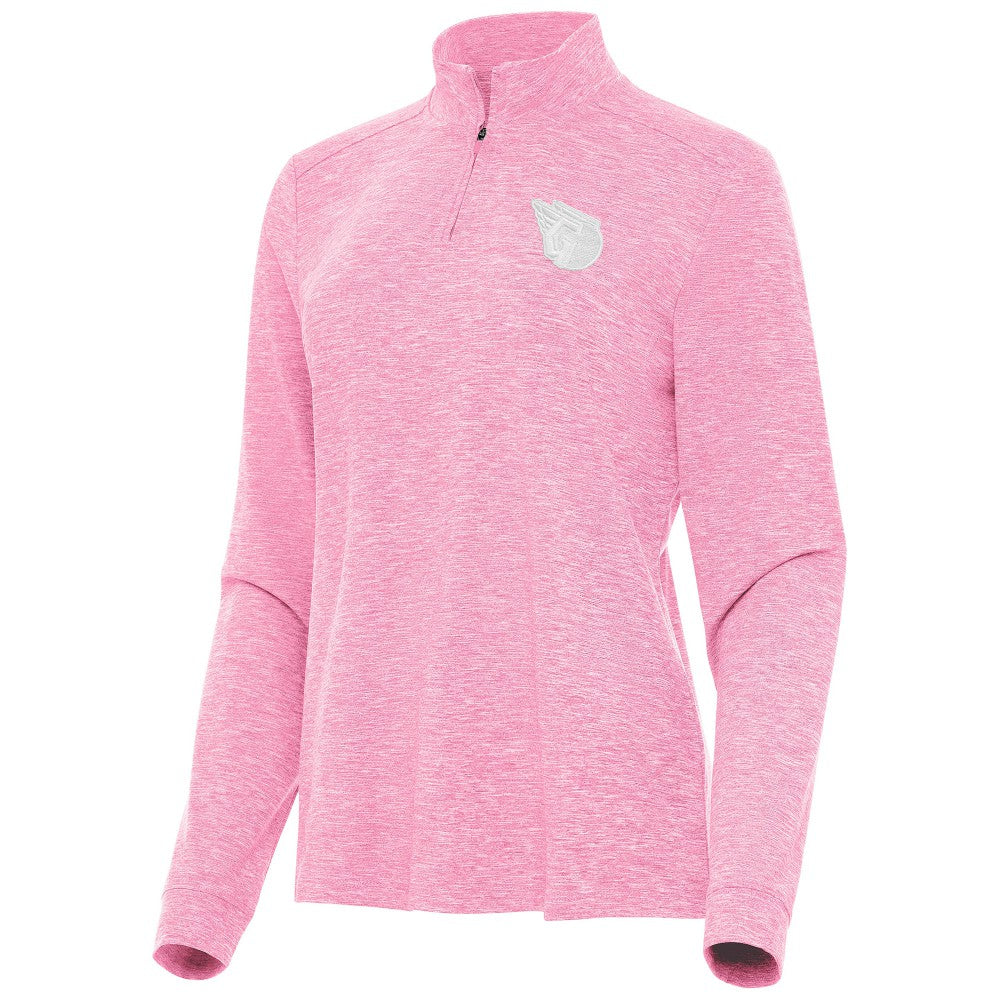 Cleveland Guardians Antigua Women's Mentor Lightweight Mock Neck Quarter-Zip Top | MLB New