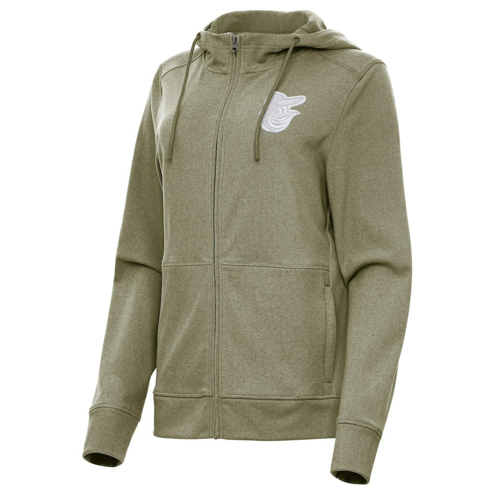 Baltimore Orioles Antigua Women's Seeker Full-Zip Hoodie Jacket | MLB Discount