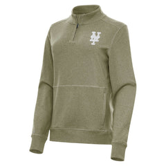 New York Mets Antigua Women's Crush Quarter-Zip Jacket | MLB Outlet