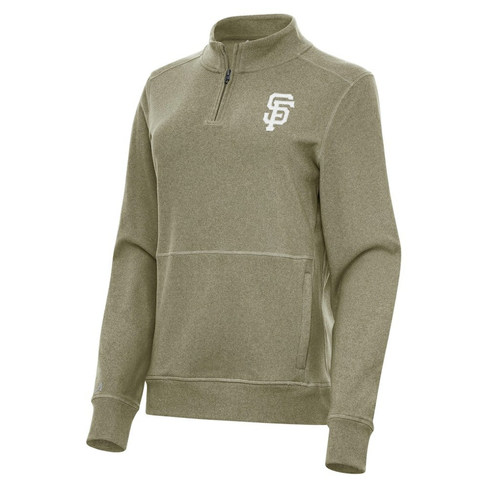 San Francisco Giants Antigua Women's Crush Quarter-Zip Jacket | MLB Online