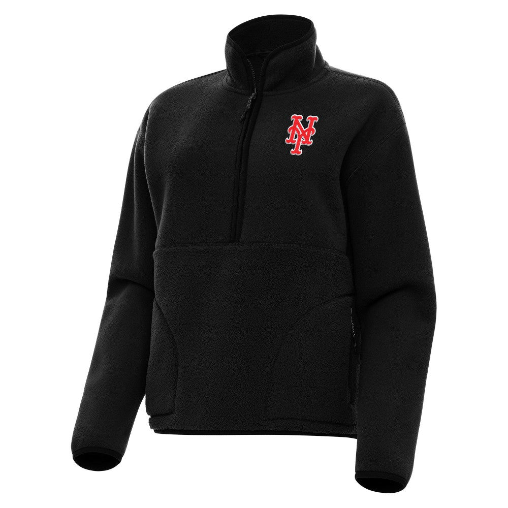 New York Mets Antigua Women's Figure Half-Zip Sweatshirt | MLB Online