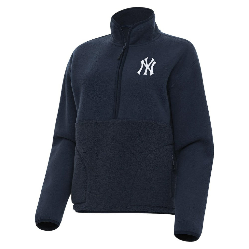 New York Yankees Antigua Women's Figure Half-Zip Sweatshirt | MLB US
