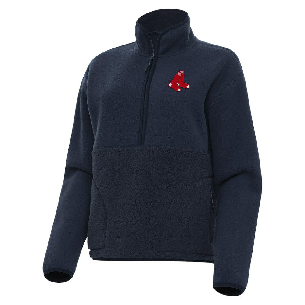 Boston Red Sox Antigua Women's Figure Half-Zip Sweatshirt | MLB Sale