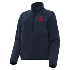 Boston Red Sox Antigua Women's Figure Half-Zip Sweatshirt | MLB Sale