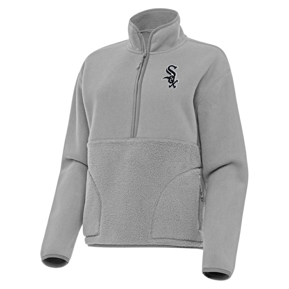 Chicago White Sox Antigua Women's Figure Half-Zip Sweatshirt | MLB US